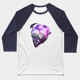 Cool Pug Dog Galaxy Shirt Baseball T-Shirt